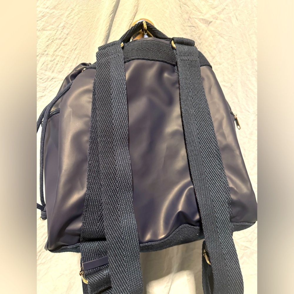 Mandarina Duck Drawstring Utility Backpack – Navy Blue Discontinued & Pristine - Picture 4 of 9